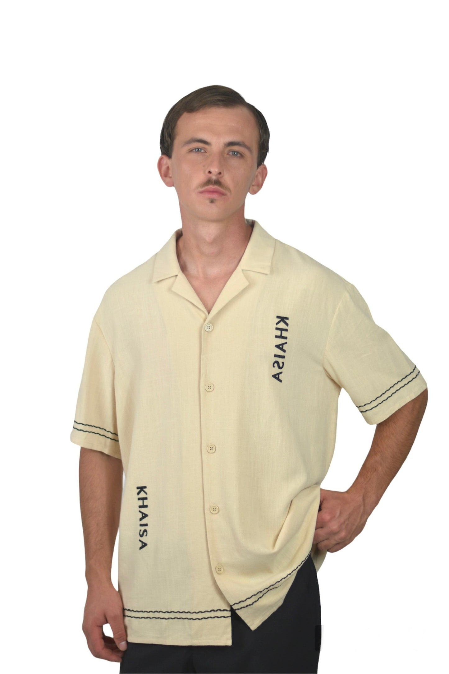 Typo Linen Shirt